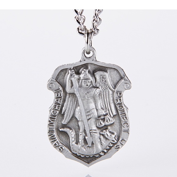 Other - Stainless steel Saint Michael necklace/pendant